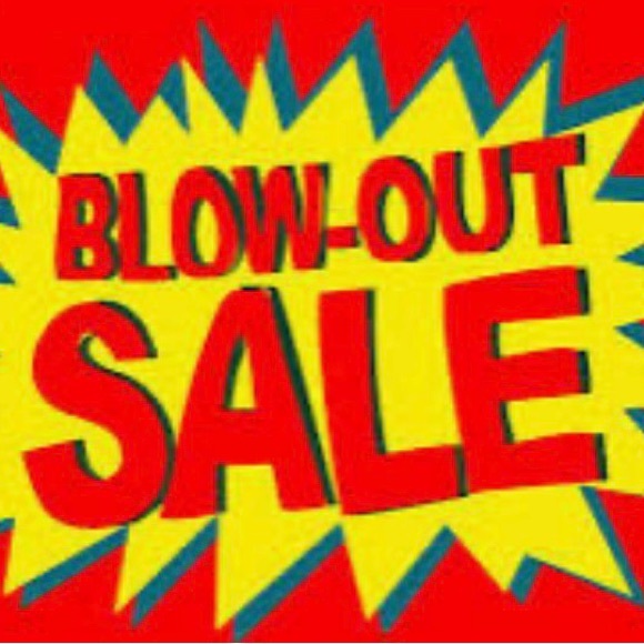 Closet BLOWOUT! Choose your best way to save! All sales are active.